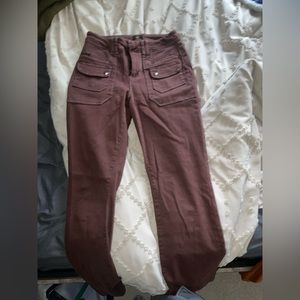 Five Star jeans size 26 straight leg, reddish brown color